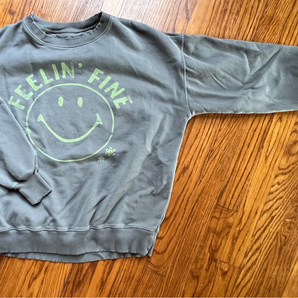 American Eagle Outfitters Dark Gray Sweatshirt
